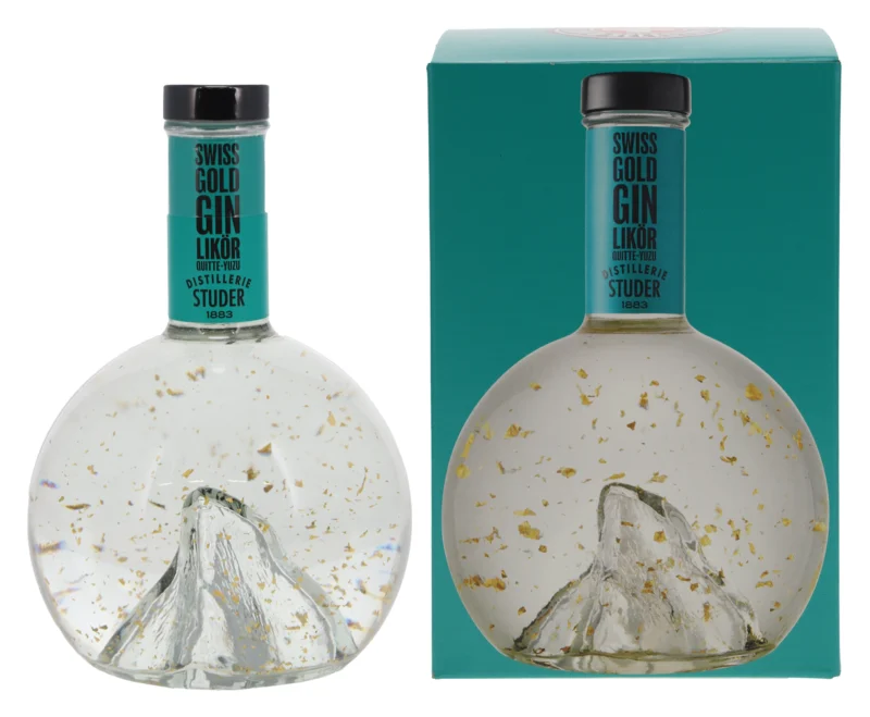 Studer Swiss Gold Quitte Yuzu Gin LIkör 35° 70cl
