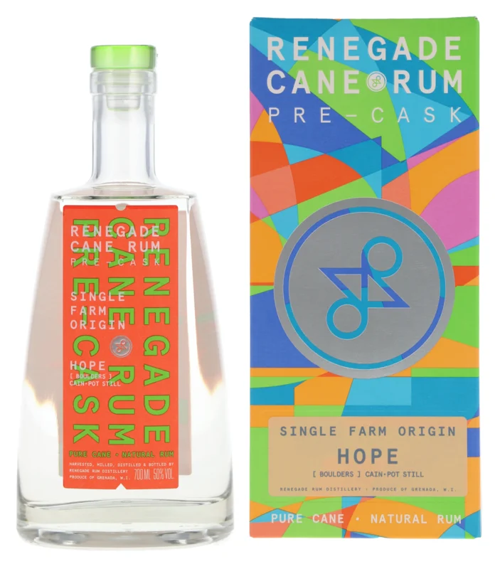 Renegade Hope Cane Rum Pre Cask 50° 70cl