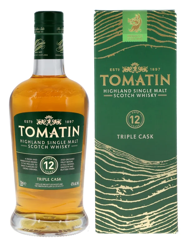 Tomatin 12 Years Highland Single Malt Scotch Whisky 43° 70cl