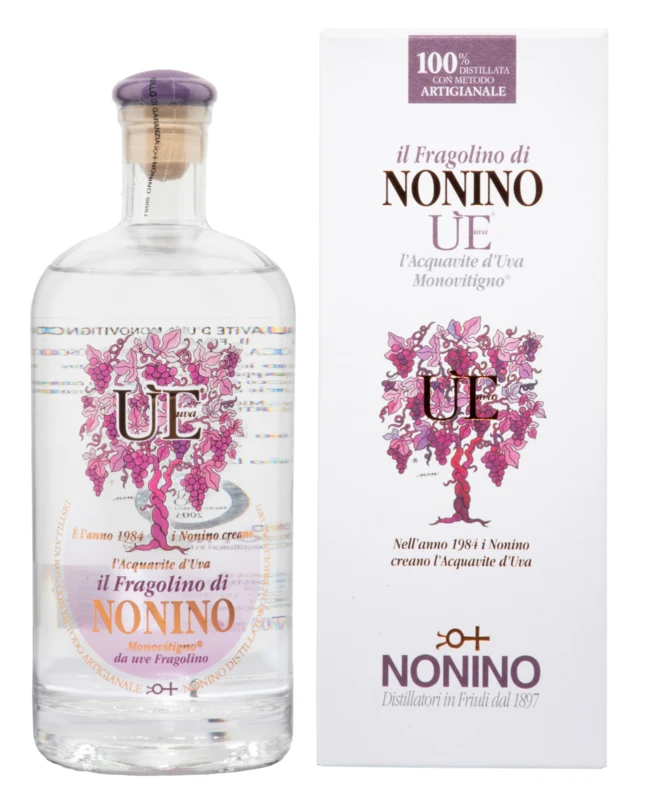 Nonino d'Uva UE Fragolino Cru Monovitigno Aquavit 38° 70cl