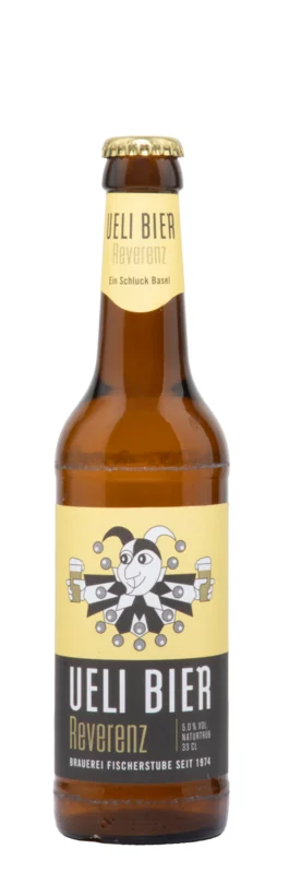 Brauerei Fischerstube Ueli Bier Reverenz naturtrüb Sixpack KA 6 x EW 5.2° 33cl