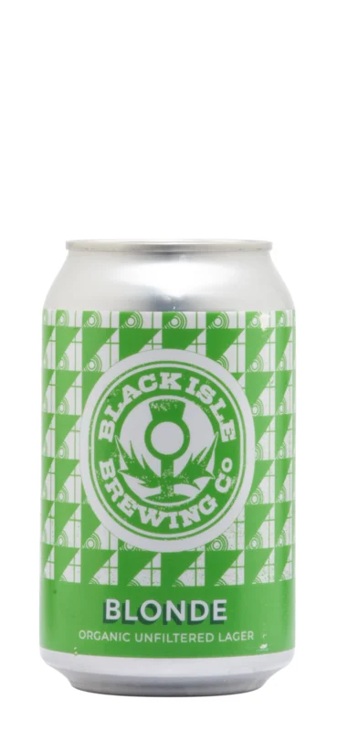 Black Isle Brewing Co Blonde Unfiltered Lager Beer KA 24 x EW BIO 4.5° 33cl