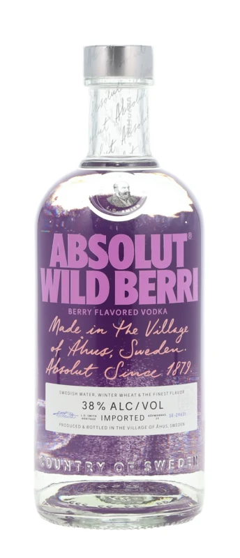 Absolut Wild Berri Vodka EU 38° 70cl