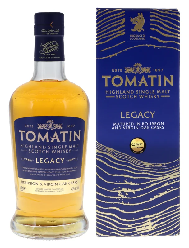 Tomatin Legacy Highland Single Malt Scotch Whisky 43° 70cl