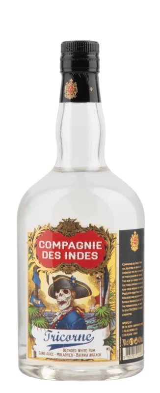 Compagnie des Indes Tricorne Blended White Rum 43° 70cl