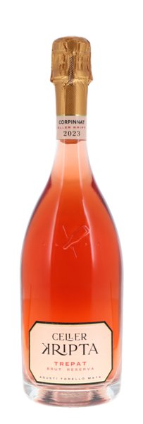 Celler Kripta Trepat Rosat Reserva Brut 2023 Cava DO BIO 11.5° 75cl