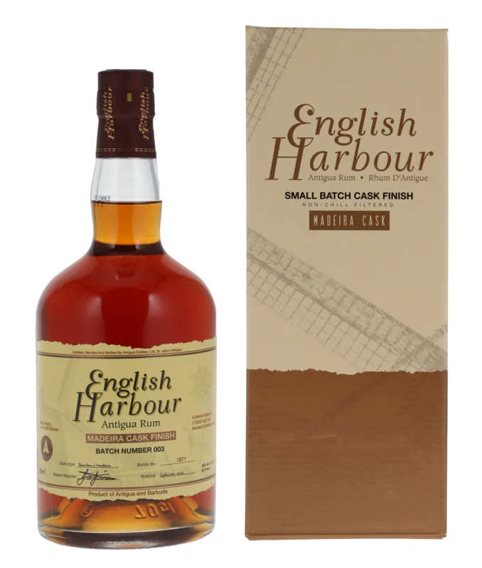 Antigua Distillery English Harbour Madeira Cask Finish Batch 3 Antigua Rum 46° 70cl