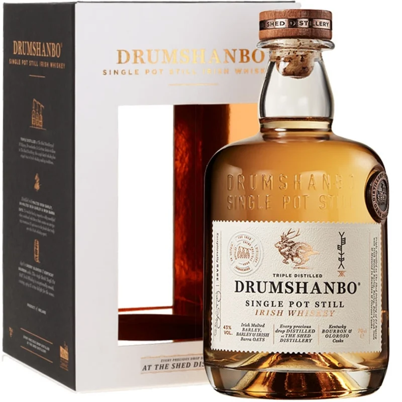 Drumshanbo Single Pot Still Irish Whiskey 43° 70cl