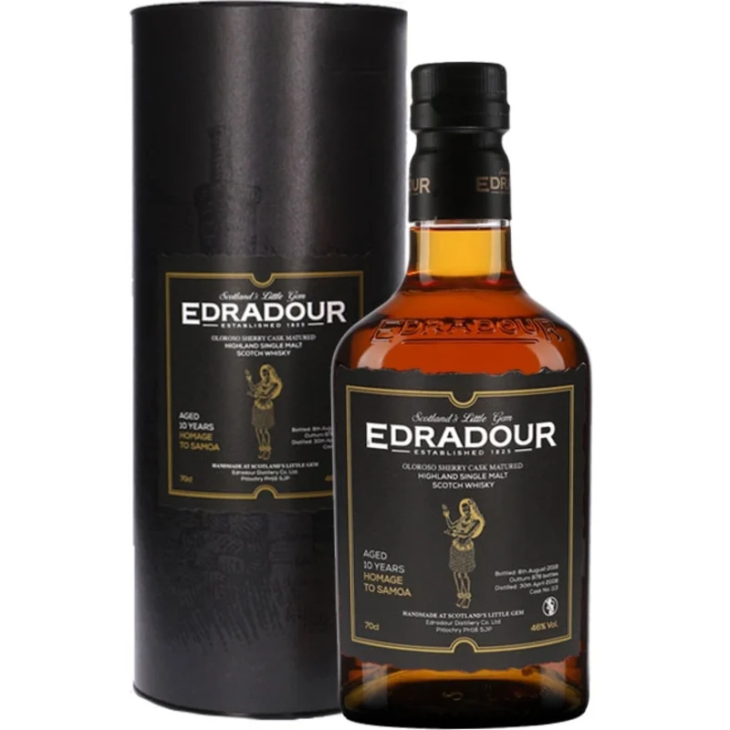 Edradour Homage to Samoa 10 Years Highland Single Malt Scotch 46° 70cl