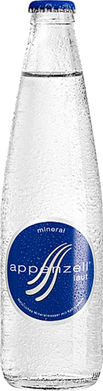 Appenzell Laut Mineralwasser mit CO2 HA 24x MW 33cl