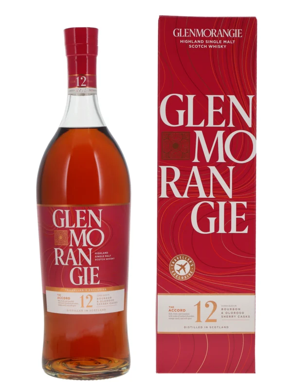 Glenmorangie The Accord Bourbon & Sherry Cask 12 Years Single Malt Scotch Whisky 43° 1l