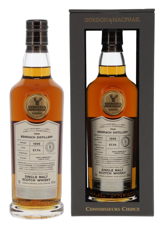 Benriach Gordon & Macphail Connoisseurs Choice 1999 Single Malt Whisky 57.1° 70cl
