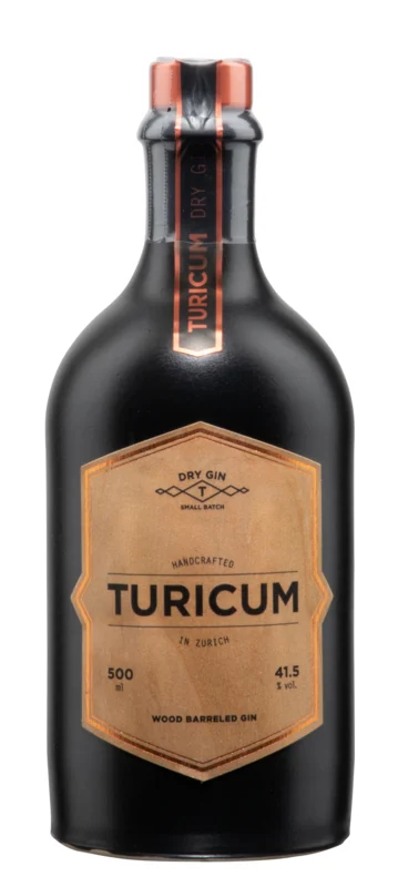 Turicum Wood Barreled Gin 41.5° 50cl