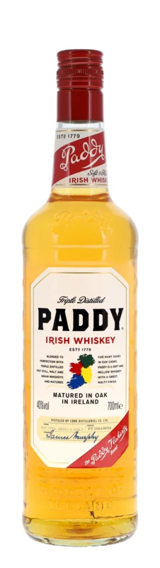Paddy Blended Irish Whiskey 40° 70cl