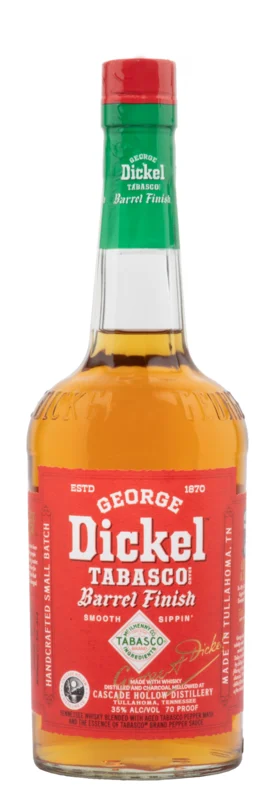George Dickel Tabasco Barrel Finish Tennessee Whiskey 35° 75cl