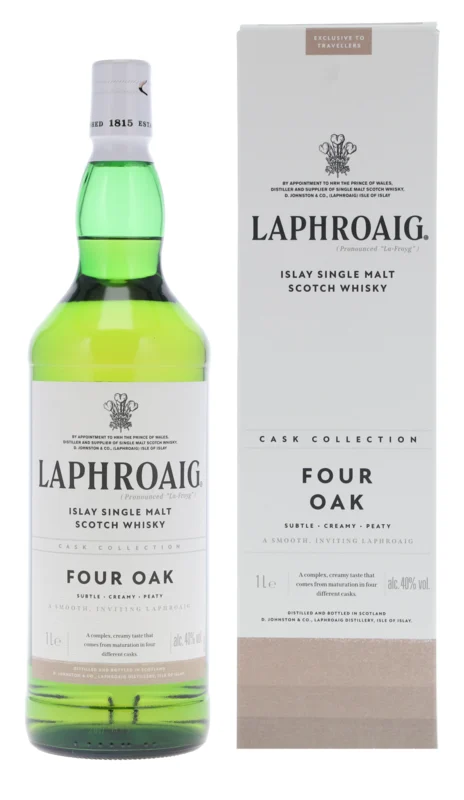 Laphroaig Four Oak Islay Single Malt Scotch Whisky 40° 1l