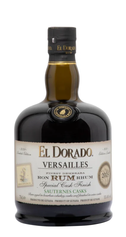 El Dorado Versailles Ruby Sauternes Finish 16 Years 2005 Demerara Rum 2021 55.4° 70cl