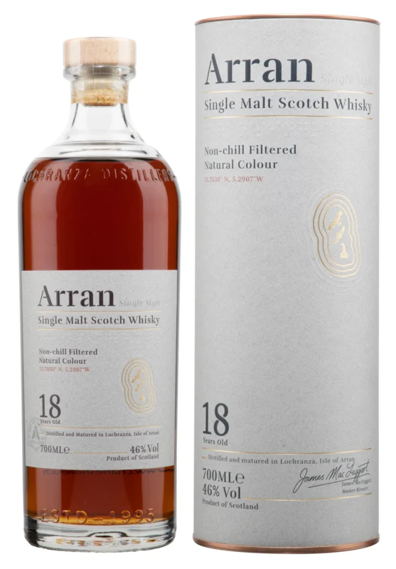 Arran 18 Years Single Malt Scotch Whisky 46° 70cl