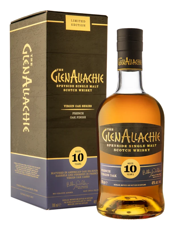 Glenallachie French Virgin Oak Finish 10 Years Speyside Single Malt Scotch Whisky 48° 70cl
