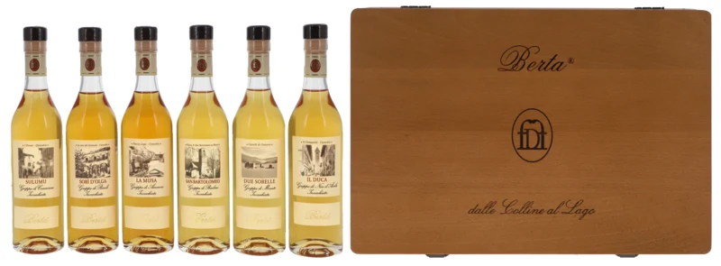 Berta Collezione 6 x 20cl Grappa 40° 1.2l