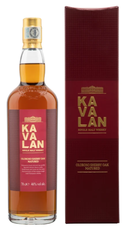 Kavalan Oloroso Sherry Oak Single Malt Whisky 46° 70cl
