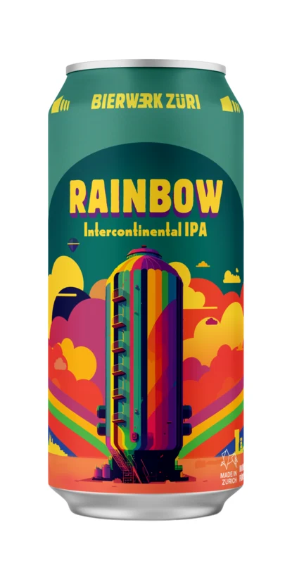 Bierwerk Züri Rainbow IPA KA 24x DO 6° 44cl