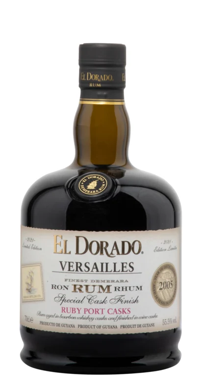 El Dorado Versailles Ruby Port Cask Finish 16 Years 2005 Demerara Rum 2021 55.5° 70cl