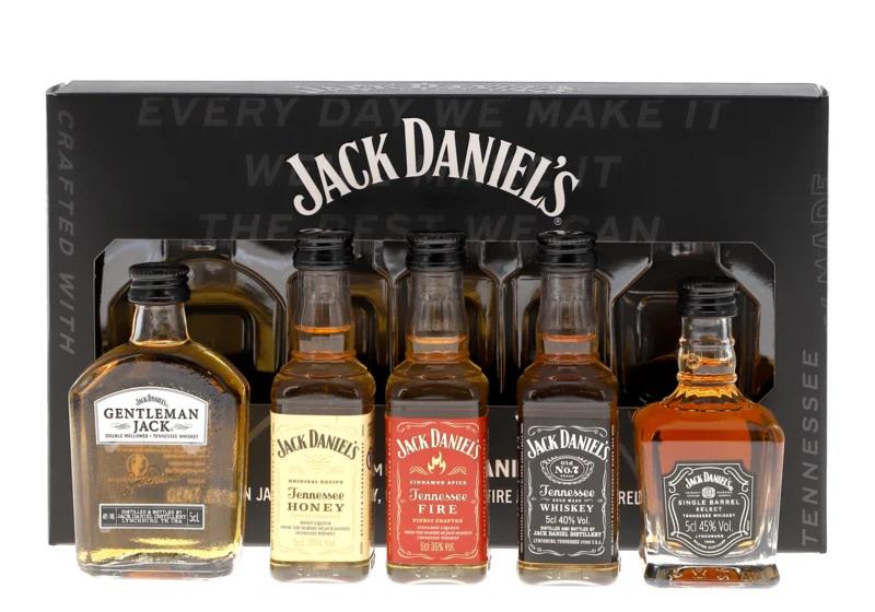 Jack Daniel's Family of Fine Spirits 5x5cl Tennessee Whiskey 39° 25cl