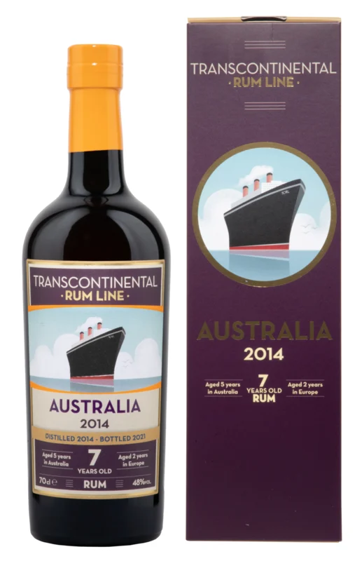 Transcontinental Rum Line Australia 5+2 7 Years 2014 Rum 2021 48° 70cl