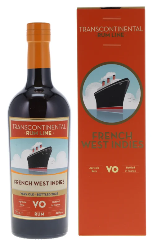 Transcontinental Rum Line French West Indies VO Agricole Rum Very Old 2022 46° 70cl