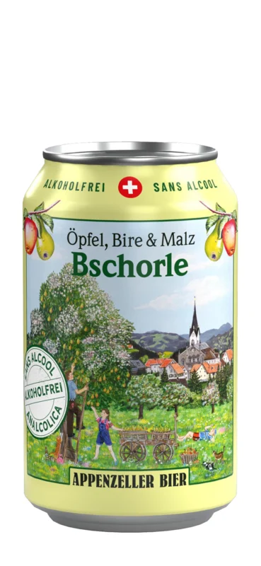 Appenzeller Bier Bschorle Alkoholfrei Dose 6x DO 0.5° 33cl