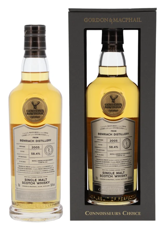 Benriach Gordon & Macphail Connoisseurs Choice 2005 Single Malt Whisky 58.4° 70cl