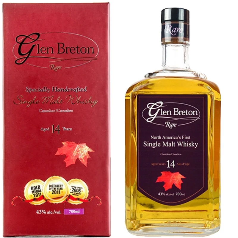 Glen Breton 14 Years Canadian Single Malt Whisky 43° 70cl