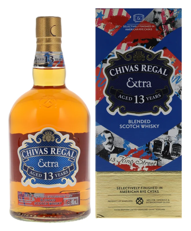 Chivas Regal Extra American Rye Casks 13 Years Blended Scotch Whisky 40° 1l