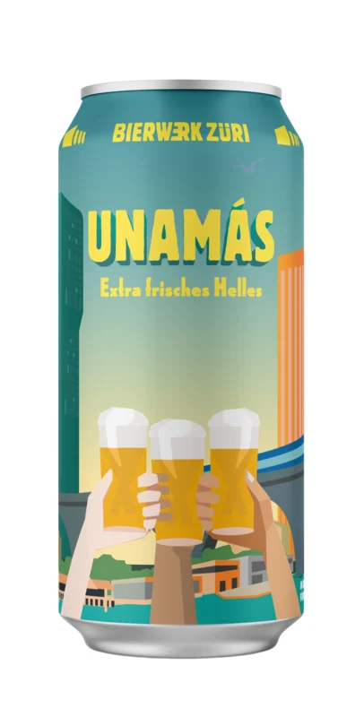 Bierwerk Züri Unamás - Extra frisches Helles KA 24x DO 5° 44cl