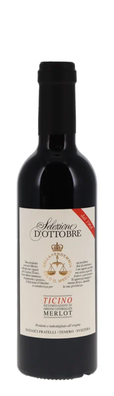 Matasci Selezione d'Ottobre Merlot 2022 Ticino DOC 12.6° 37.5cl