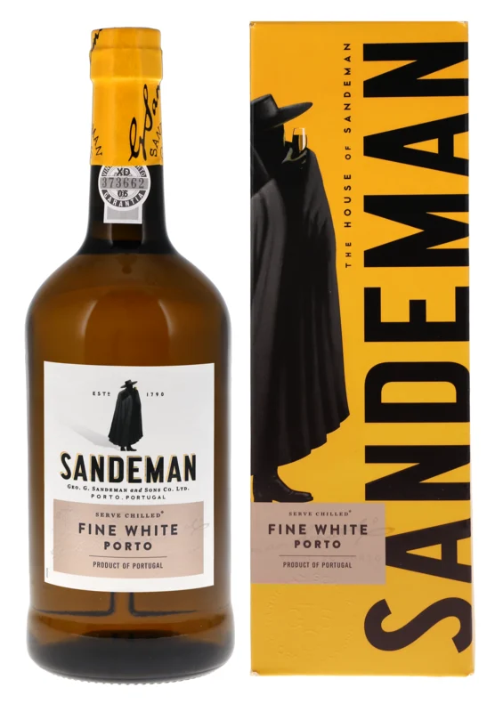 Sandeman Fine White Porto Gift Box 19.5° 75cl