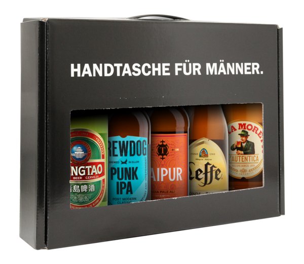 Paul Ullrich Around The World Handtaschen für Männer 5 x 33cl 5° 1.65l