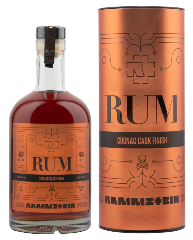 Rammstein Cognac Cask Finish Limited Edition Rum 46° 70cl