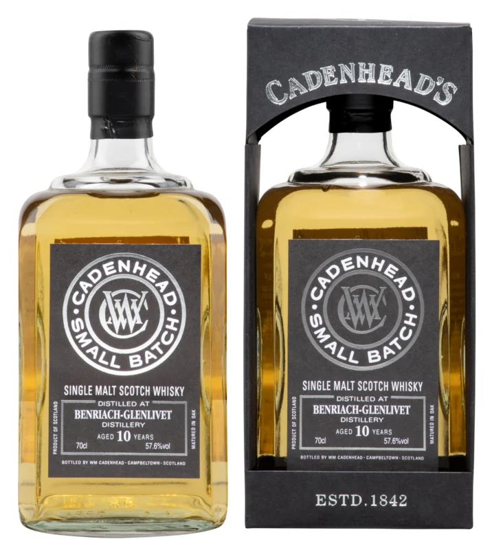 Benriach Cadenhead's Cask Strength 10 Years 2008 Single Malt Whisky 57.6° 70cl
