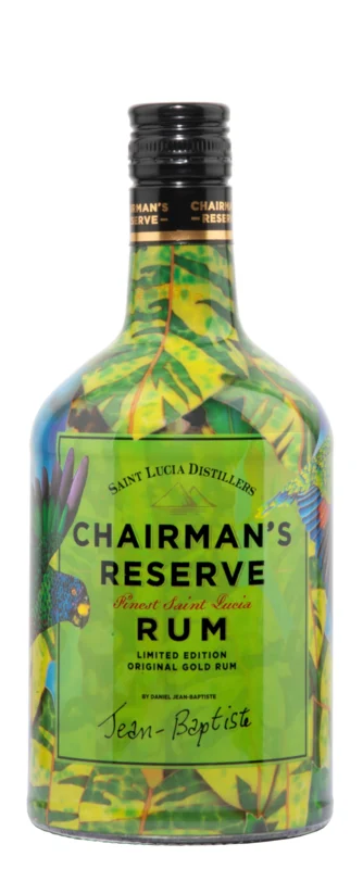 St. Lucia Distillers Chairmans Reserve Parrot Limited Edition Original Gold Rum 40° 70cl