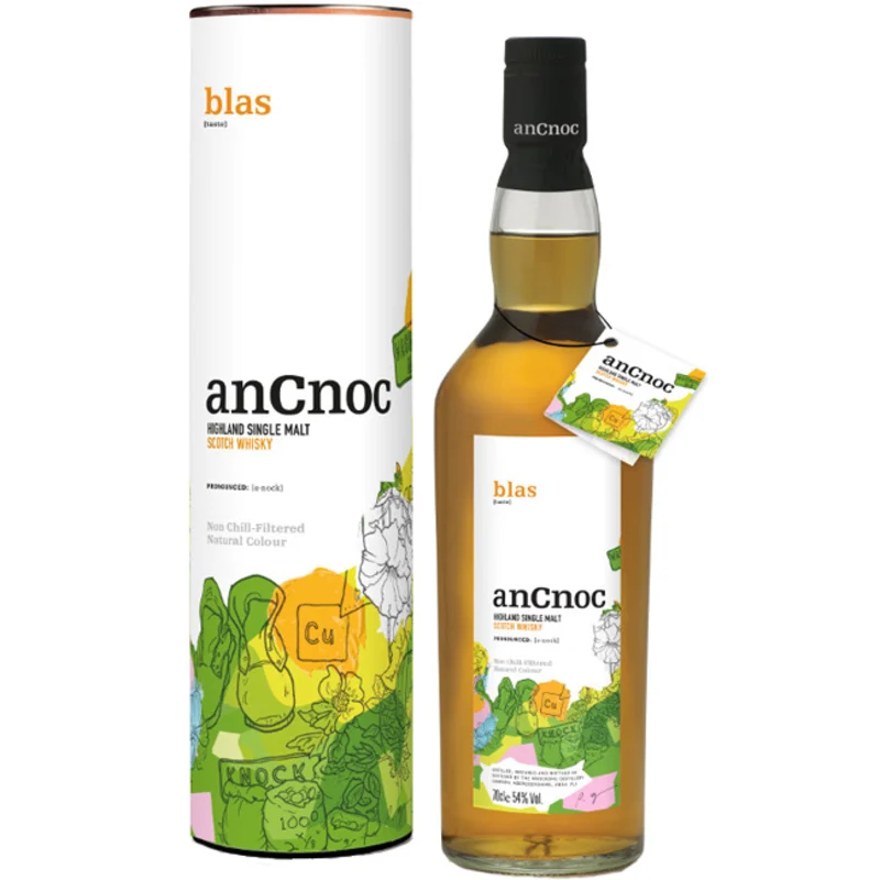 AnCnoc Blas Single Malt Whisky 54° 70cl