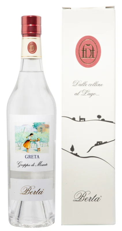 Berta Greta Grappa di Moscato 40° 50cl