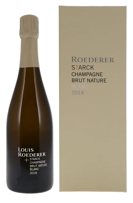 Louis Roederer Philippe Starck Blanc Brut Nature 2018 Champagne AC 12.5° 75cl