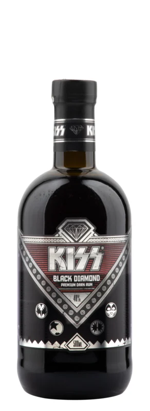 Kiss Black Diamond Premium Dark Rum 40° 50cl