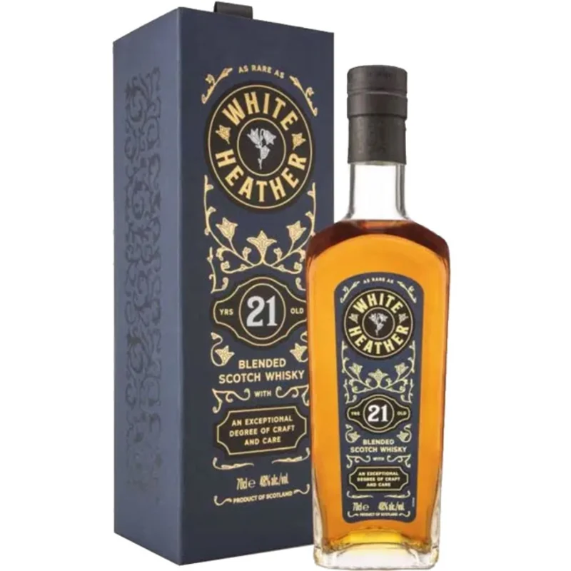 White Heather 21 Years Blended Scotch Whisky 48° 70cl