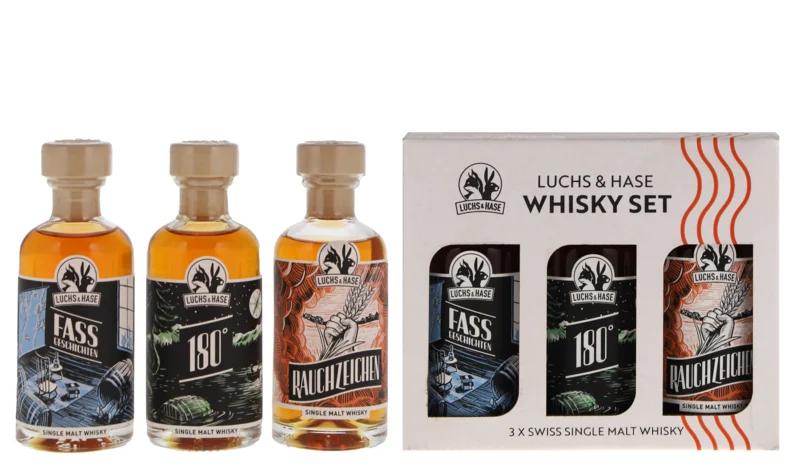 Luchs & Hase Whisky Set Single Malt Whisky 43° 30cl
