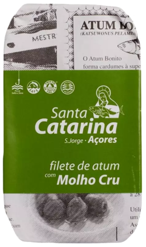 Santa Catarina Thunfisch in Olivenöl mit azor. Sauce (Molho Cru) 12cl