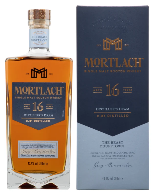 Mortlach Distillers Dram 16 Years Single Malt Scotch Whisky 43.4° 70cl