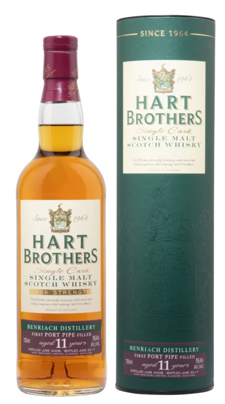 Benriach Hart Brothers First Port Pipe 11 Years 2006 Single Malt Sctoch 2017 55.6° 70cl